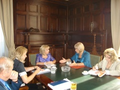2. septembar 2011. Predsednica Narodne skupštine prof. dr Slavica Đukić-Dejanović u razgovoru sa predsednicom Narodnog sobranja Bugarske Ceckom Cačevom